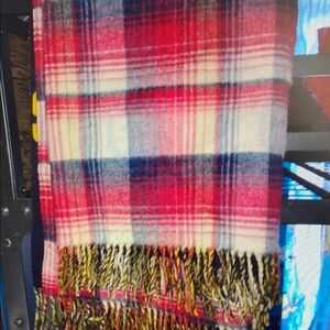 Gucci Navy and Gold Patterned Blanket